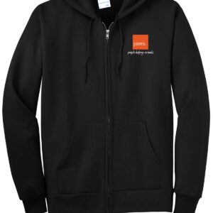 Port & Company® Tall Essential Fleece Full-Zip Hooded Sweatshirt